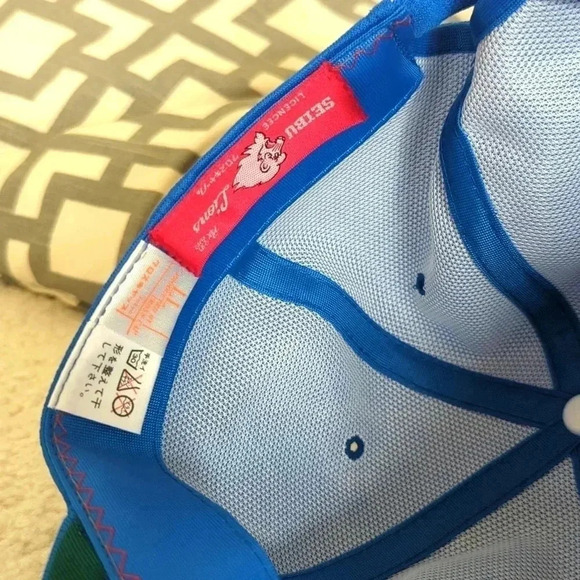 Retro Adjustable Seibu Lions Japanese Baseball Snapback Hat - Picture 3 of 4